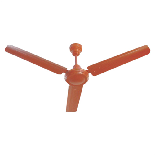 Orange 3 Blade Ceiling Fan