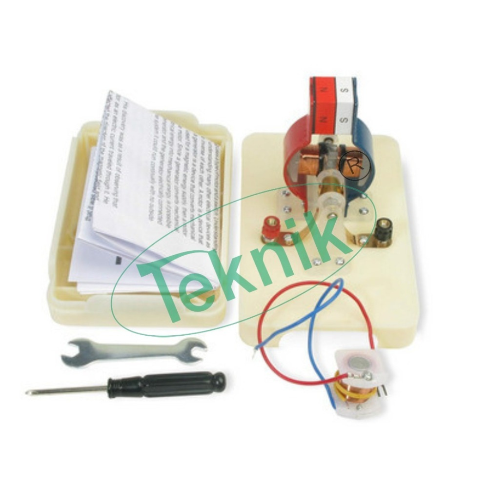 Motor - Unbreakable Polycarbonate, 100 X 70 X 33 Mm | Robust Support For 100 Kg Load, Transparent Housing, Safety Banana Cords Included