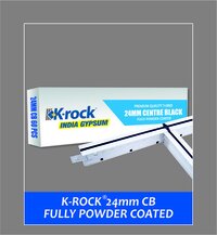 Cb Fully Powder Coated T-grid - Steel, 24mm Dimensions, White Color | Ideal False Ceiling Grid For Industrial Applications, Available In 10, 2, 4 Feet Lengths