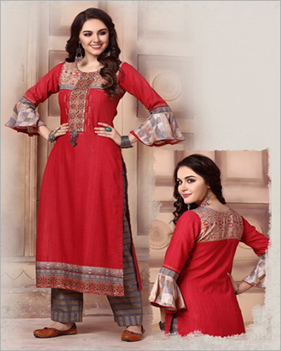 Ladies Party Wear Kurti With Pant Set