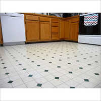 White Laminated Linoleum Flooring