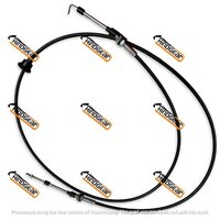 Throttle Cable Case - Color: Black