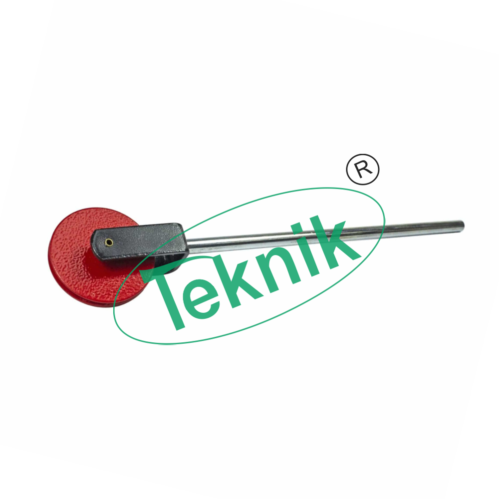 Pulley On Magnet - Plastic Design With 50 Mm Shaft Mounted On Bearing, Features 40 X 8 Mm Magnet For General Lab Applications