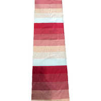 Jacquard Multi Colored Striped Knitted Fabric