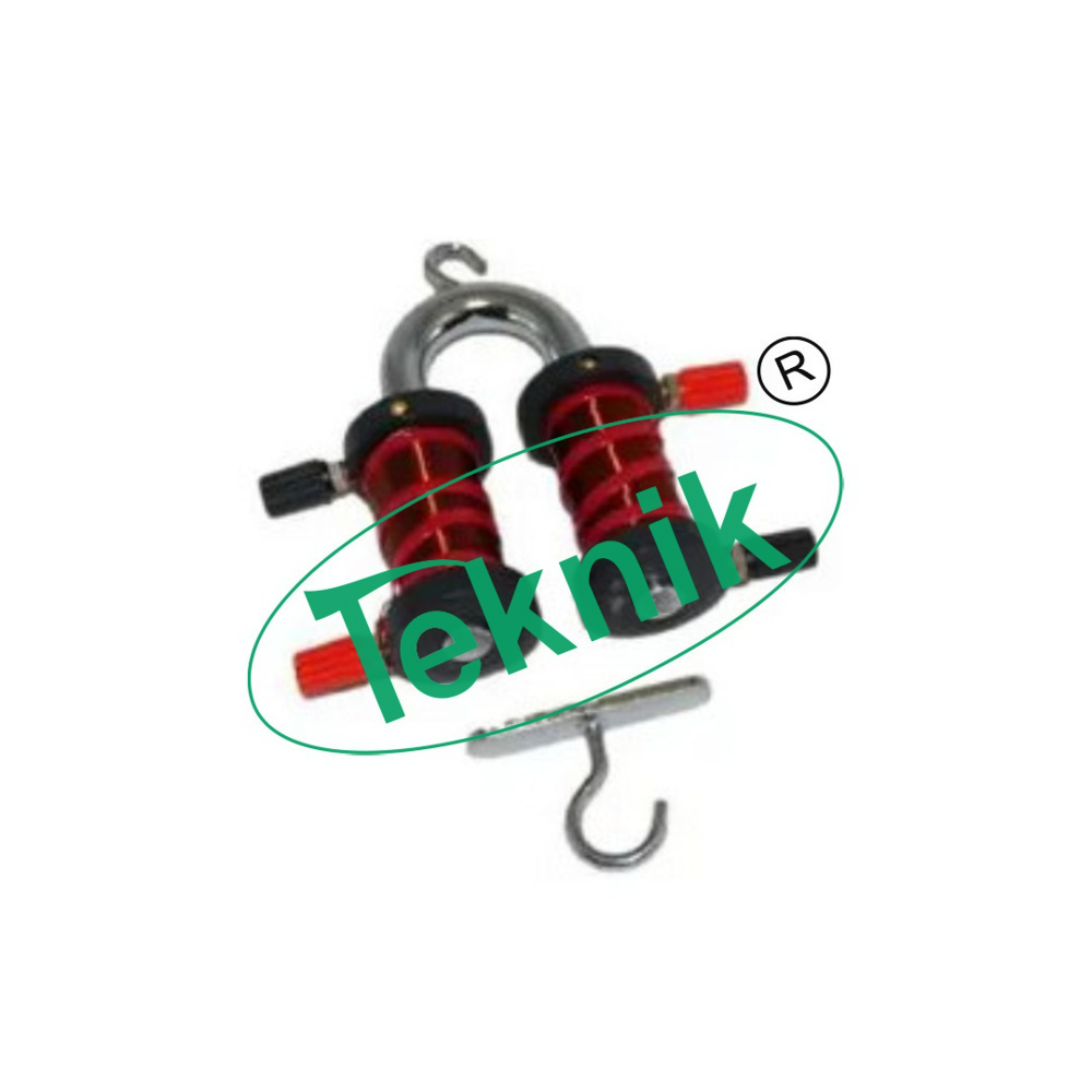 Electro-magnet - U-shaped Soft Iron Core With Suspension Ring, 2 Copper Coils With 4 Mm Safety Sockets, Hook Base | General Lab Equipment Usage