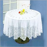 Cotton Crochet White Tablecloth