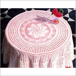 Waterproof Crochet Pink Tablecloth