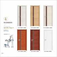 Modern Caraving Interior Door Decorative Bifold Doors Wood Panel