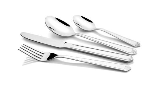 Silver Koko Jazz Stainless Steel Cutlery Set 24 Pcs