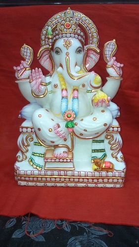 bal ganesha marble statue