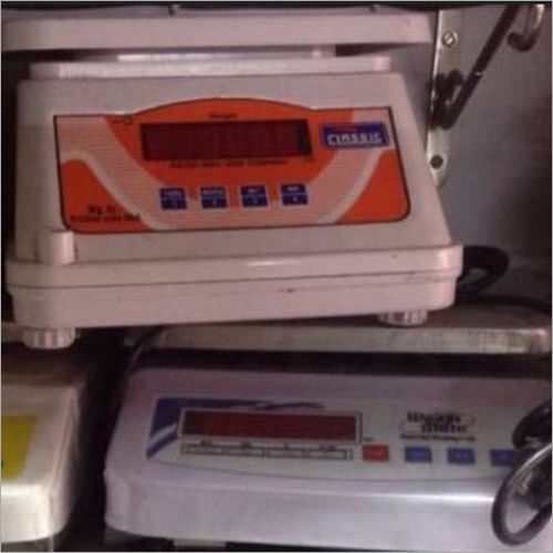 White Electronic Weighing Machine