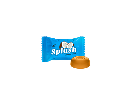 Splash Coconut Candy Fat Contains (%): 0.22 Grams (G)
