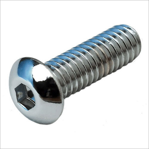 Button Head Cap Screw - Material Grades 4.6, 5.6, 8.8, 10.9 & 12.9, Long Life, Easy to Maintain, Various Plating Options Available