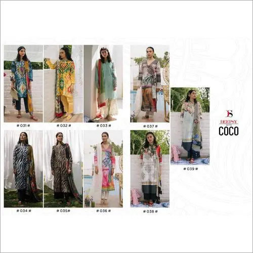 Fox Georgette Suit Dress Material Design: 9