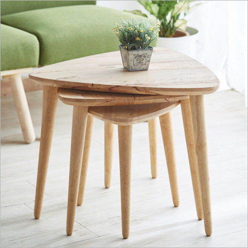 Wooden Trio Nesting Table