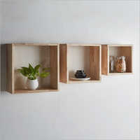 Wooden XYZ Square Box Shelf