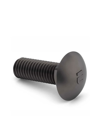High Tensile Grade 8.8 Mushroom Cup Head Bolt - Carbon Steel, Black Color, Painted and Powder Coated Finish