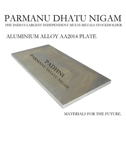Aluminium Alloy AA2014 Plate - 6mm Thick, Rectangular Sliver Plate | Coated Surface for Enhanced Durability and Corrosion Resistance