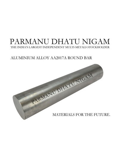 Aluminium Alloy AA2017A Round Bar - 15-20 mm Dimensions, Silver Color, Round Shape, Coated Surface Treatment | Alloy Material