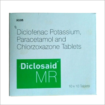 Diclofenac Potassium Paracetamol Chlorzoxazone Tablet