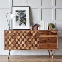 TWO DOOR THREE DRAWERS TV CABINET