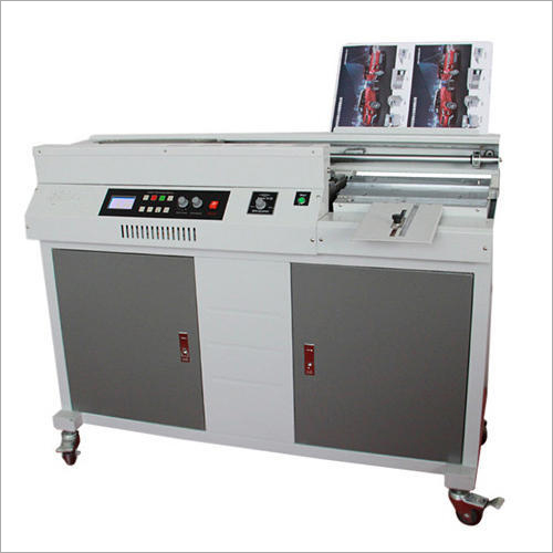 Digital Glue Book Binding Machine - Metal, 50mm Thickness, 420mm Length | Semi-Automatic, Human Machine Interface, 230V Voltage, 200/h Speed