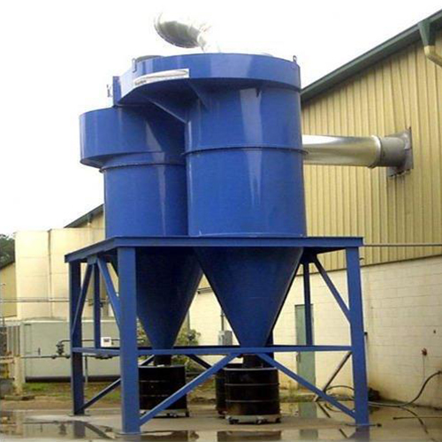 Twin Cyclone Dust Collector - Steel, Variable Dimensions, Blue | High Efficiency, Low Maintenance, Easy Cleaning