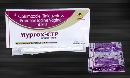 Tablets Clotrimazole 200 Mg, Tinidazole 600 Mg & Povidone Iodine 200 Mg