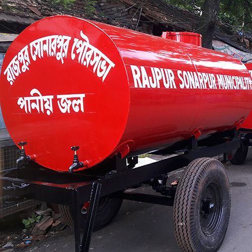 3000 Ltr Two Wheeler Water Tanker Trailer