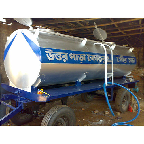 5000 Ltr  Four Wheeler Water Tanker Trailer