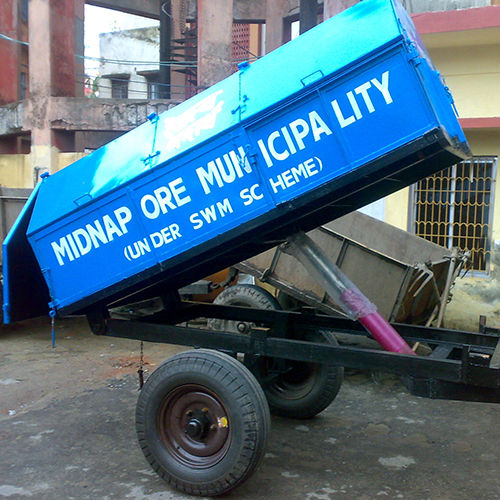 3 Ton Covered Hydraulic Tractor Trailer