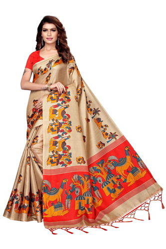 bandhani saree