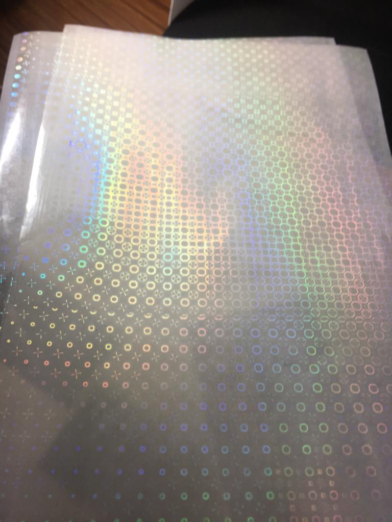 transparent holographic film