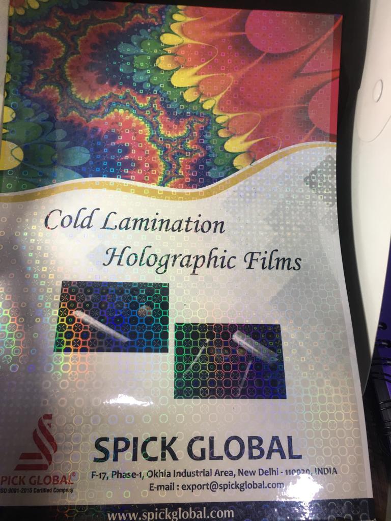 transparent holographic film