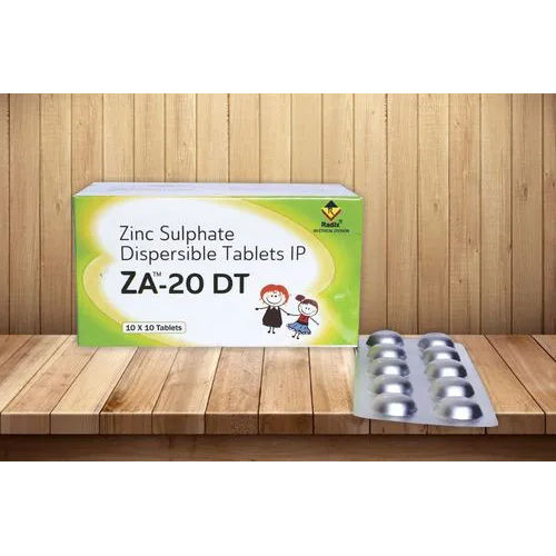 Zinc Sulphate 20 mg Dispersible Tablet