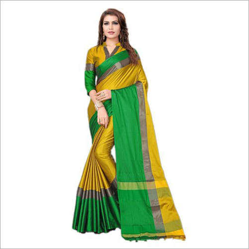 Multicolor Ladies Soft Silk Saree