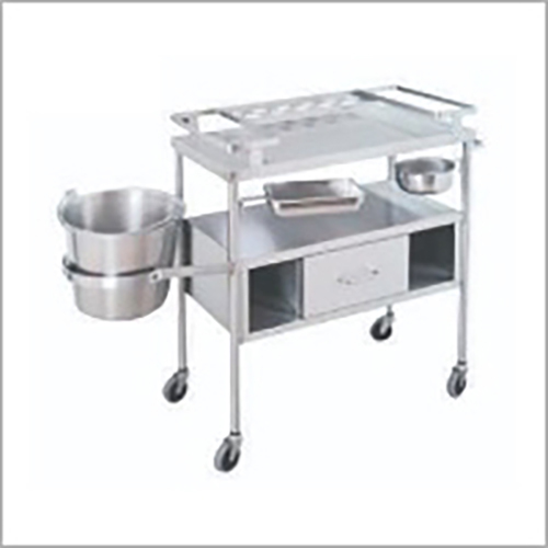 Ss 2 Tier Kitchen Trolley Length: Customized Inch (In)