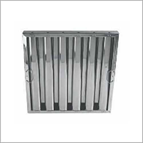 Stainless Steel Baffle Grease Filter Length: Customized Inch (In)