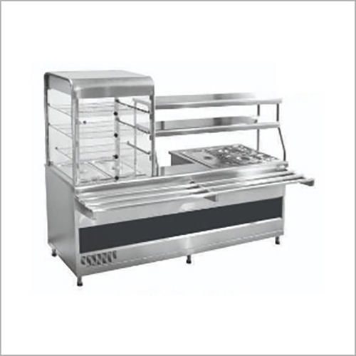 SS Hot Food Kitchen Display Counter