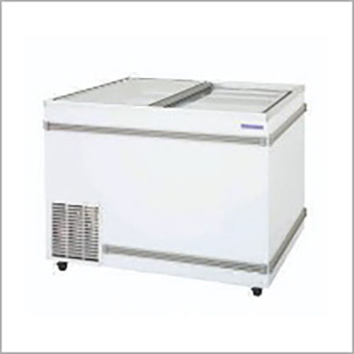 White Sliding Door Chest Freezer