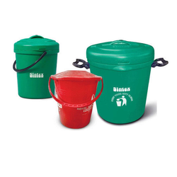 SS Sintex House Dustbin 20 Ltr - Plastic Material, 20 Liters Capacity | Cold Water Cleaning, Clean-In-Place Process, Ideal for Industry & Home Use