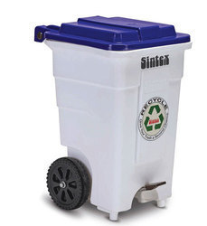 White Pvc Wheel Dustbin Cleaning Type: Clean-In-Place(Cip)
