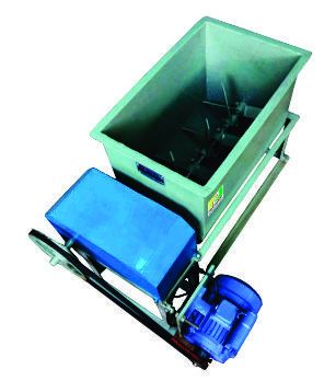 Bamboo Agarbatti Masala Mixture Machine - 2 HP Electric Motor 15 to 25 Kg Capacity in 8 Hours Automatic Operation Vertical Design Blue Color 1440 RPM Speed 1 Year Warranty