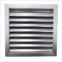 Exhaust Air Louver - Aluminum, Adjustable & Combination Type | Chrome Coated, Humidification Function, Customized Size, 2-5 Mm Blade Thickness