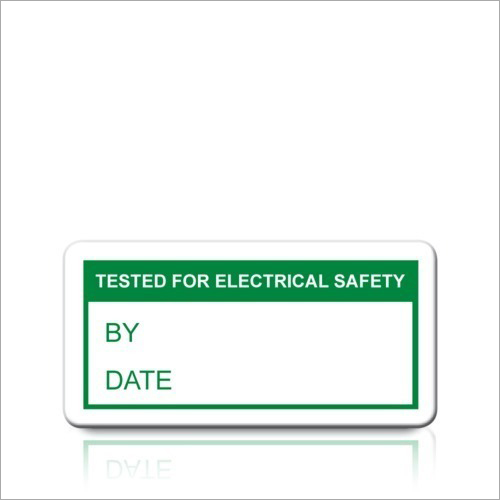 Available In Multicolor Electrical Safety Label