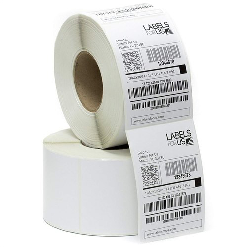 Direct Thermal Label - Paper Material, Customized Size, Glossy & Matte Lamination | Multicolor Design Printing, Self-Adhesive Industrial Stickers
