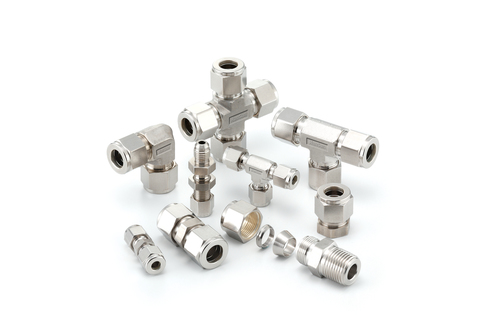 Titanium Grade 2 Instrument Fitting - Steel & Aluminium, 99% Purity | Silver Color, Available in Bar, Grain, Lump, Rod, Roll, Sheet, Wire