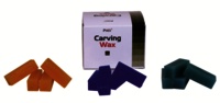 Dental Carving Wax - Tough Hard Wax, Fluorescent Red/blue/natural/green, 40 Blocks Per Box | Excellent Polish, Bubble Free, Does Not Chip Or Flake