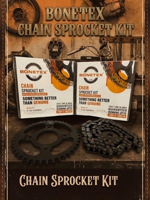 Chainsprocket Kit - Mild Steel | Designed for Bikes, Durable and Reliable Performance, Perfect for Enhanced Gear Functionality