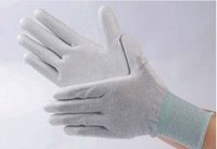 Plain Gray ESD & Anti-Static Palm Fit Gloves, for Industry